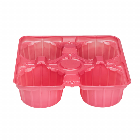 Karat Plastic Cup Holder - 4 cups (8oz - 24oz) - 1,000 ct