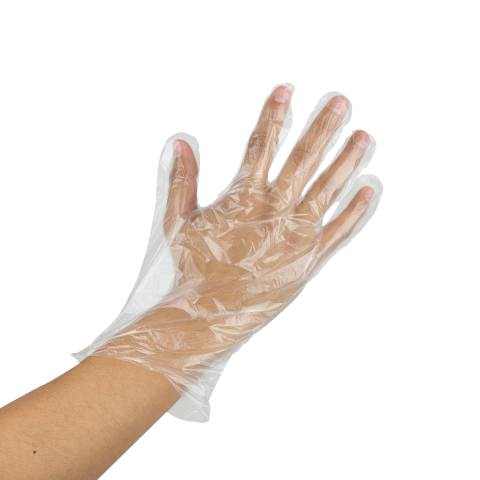 Karat Poly Gloves (Clear) - Large - 2,000 ct