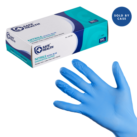 Nitrile Powder-Free Examination Gloves (Blue) - Large - 1,000 ct