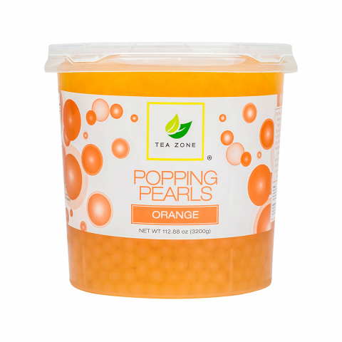 Tea Zone Orange Popping Pearls (7 lbs)