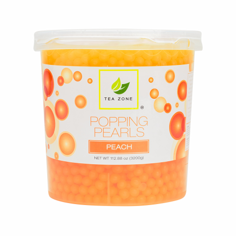 Tea Zone Peach Popping Pearls (7 lbs)