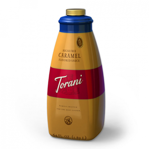 Torani Sugar Free Caramel Sauce (64oz), G-Caramel-S-sf